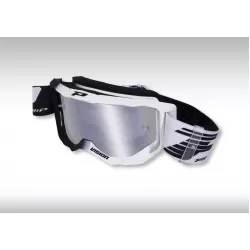 Μάσκα μηχανής motocross PROGRIP 3300 ΜΑΥΡΟ/ΑΣΠΡΟ MIRROR Μάσκα μηχανής motocross PROGRIP 3300 ΜΑΥΡΟ/ΑΣΠΡΟ MIRROR