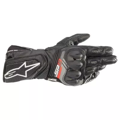 Δερμάτινα γάντια μηχανής ALPINESTARS SP-8 V3 ΜΑΥΡΟ/ΓΚΡΙ
