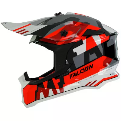 Κράνος μηχανής motocross MT FALCON ARYA GLOSS PEARL RED