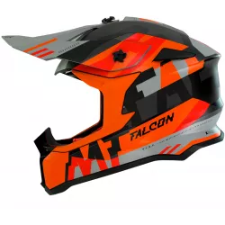Κράνος μηχανής motocross MT FALCON ARYA A4 MATT ORANGE Κράνος μηχανής motocross MT FALCON ARYA A4 MATT ORANGE