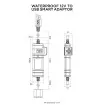 Παροχή 12V σε USB αδιάβροχο QUAD LOCK SMART ADAPTOR Παροχή 12V σε USB αδιάβροχο QUAD LOCK SMART ADAPTOR thumb