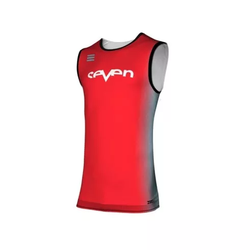 Αμάνικη μπλούζα Motocross SEVEN ZERO DISSOLVE FLO RED/BLUE