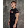 Ανδρικό μπλουζάκι LINSON MOTO BLACK Ανδρικό μπλουζάκι LINSON MOTO BLACK