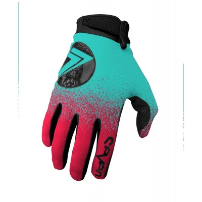 Γάντα motocross SEVEN ANNEX 7 DOT FLO RED/BLUE