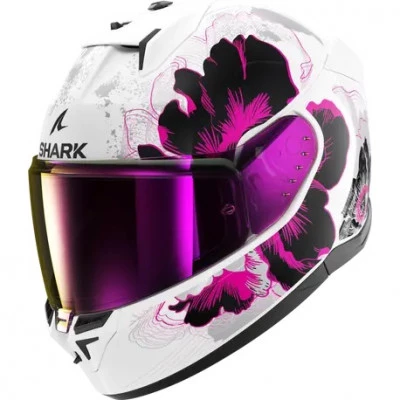 Κράνος μηχανής SHARK D-SKWAL 3 LADY MAYFER GLOSS ΛΕΥΚΟ/ΡΟΖ FULL FACE Κράνος μηχανής SHARK D-SKWAL 3 LADY MAYFER GLOSS ΛΕΥΚΟ/ΡΟΖ FULL FACE