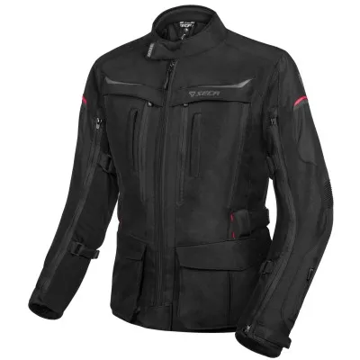 Γυναικείο μπουφάν μηχανής SECA DISCOVERY LADY ΜΑΥΡΟ