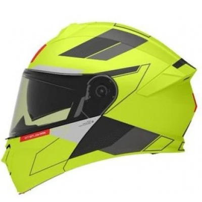 Κράνος μηχανής MT GENESIS TALO C3 MATT YELLOW FLUO FLIP-UP