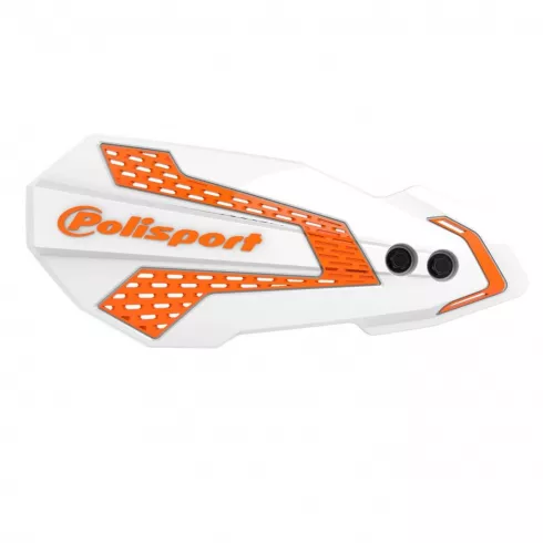 Προστατευτικές χούφτες μηχανής POLISPORT MX FLOW KTM/HUSQ/SHERCO/GAS GAS WHITE/ORANGE Προστατευτικές χούφτες μηχανής POLISPORT MX FLOW KTM/HUSQ/SHERCO/GAS GAS WHITE/ORANGE