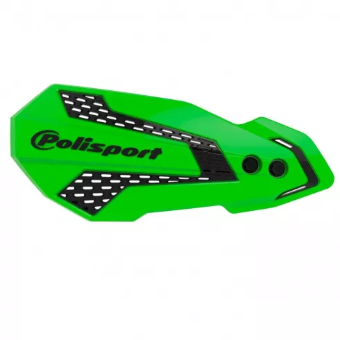 Προστατευτικές χούφτες μηχανής POLISPORT MX FLOW KAWASAKI/SUZUKI GREEN/BLACK Προστατευτικές χούφτες μηχανής POLISPORT MX FLOW KAWASAKI/SUZUKI GREEN/BLACK