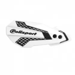 Προστατευτικές χούφτες μηχανής POLISPORT MX FLOW KAWASAKI KX250F/KX450F 2008-18 WHITE/BLACK Προστατευτικές χούφτες μηχανής POLISPORT MX FLOW KAWASAKI KX250F/KX450F 2008-18 WHITE/BLACK