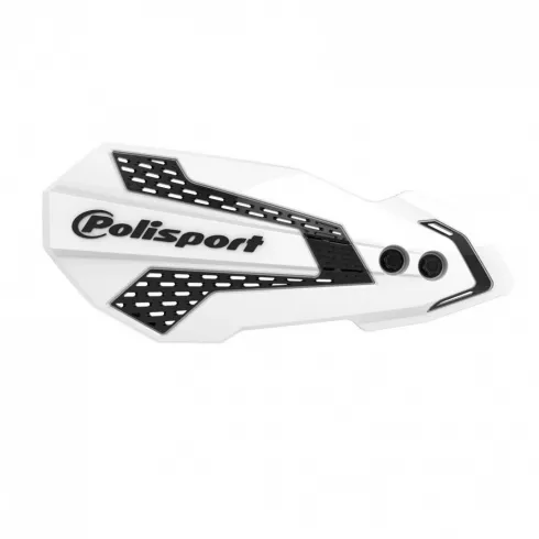 Προστατευτικές χούφτες μηχανής POLISPORT MX FLOW KAWASAKI KX250F/KX450F 2008-18 WHITE/BLACK Προστατευτικές χούφτες μηχανής POLISPORT MX FLOW KAWASAKI KX250F/KX450F 2008-18 WHITE/BLACK