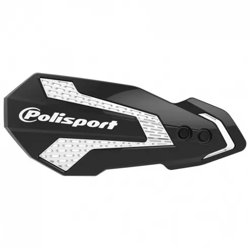 Προστατευτικές χούφτες μηχανής POLISPORT MX FLOW KAWASAKI/SUZUKI BLACK/WHITE Προστατευτικές χούφτες μηχανής POLISPORT MX FLOW KAWASAKI/SUZUKI BLACK/WHITE