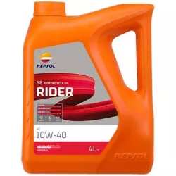 Λάδι μηχανής Repsol Rider 4T 10W40 - 4L Λάδι μηχανής Repsol Rider 4T 10W40 - 4L