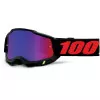 Μάσκα motocross 100% ACCURI2 MORPHUIS - MIRROR RED/BLUE