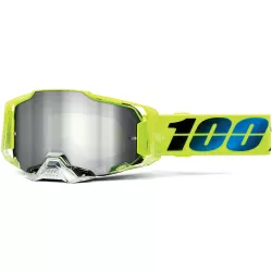 Μάσκα μοτοσυκλέτας για motocross 100% ARMEGA KOROPI MIRROR SILVER FLASH Μάσκα μοτοσυκλέτας για motocross 100% ARMEGA KOROPI MIRROR SILVER FLASH