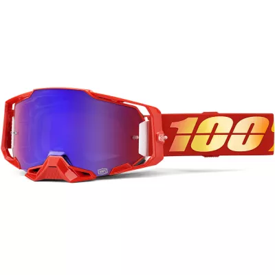 Μάσκα motocross 100% ARMEGA NUKETOWN MIRROR RED/BLUE