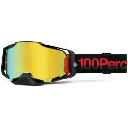 Μάσκα μοτοσυκλέτας για motocross 100% ARMEGA TZAR MIRROR GOLD Μάσκα μοτοσυκλέτας για motocross 100% ARMEGA TZAR MIRROR GOLD