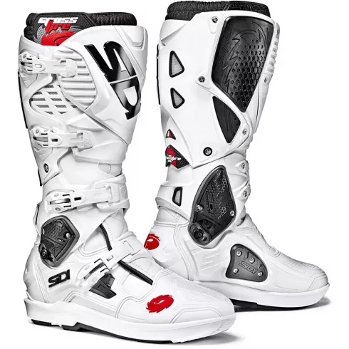 Μπότες μηχανής SIDI CROSSFIRE 3 SRS WHITE Μπότες μηχανής SIDI CROSSFIRE 3 SRS WHITE