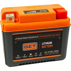 Μπαταρία λιθίου μοτοσυκλέτας GET 2.5AH, 175A CCA, 500 G Μπαταρία λιθίου μοτοσυκλέτας GET 2.5AH, 175A CCA, 500 G