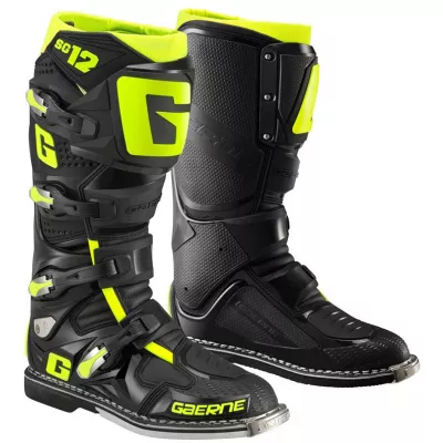 Μπότες μηχανής GAERNE SG-12 BLACK/YELLOW FLUO