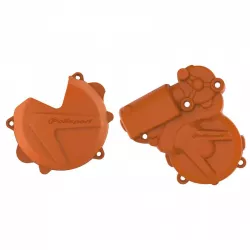 Σετ προστατευτικό καπάκι κινητήρα KTM 250,300 EXC/XC-W 2013-16 ORANGE