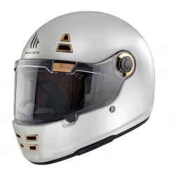 Κράνος μηχανής MT JARAMA A0 GLOSS PEARL ΛΕΥΚΟ FULL FACE