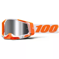 Μάσκα μοτοσυκλέτας για motocross 100% RACECRAFT ORANGE SILVER FLASH Μάσκα μοτοσυκλέτας για motocross 100% RACECRAFT ORANGE SILVER FLASH