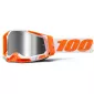 Μάσκα μοτοσυκλέτας για motocross 100% RACECRAFT ORANGE SILVER FLASH thumb