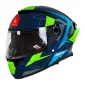 Κράνος μηχανής MT THUNDER 4 SV MOUNTAIN C7 ΜΑΤ ΜΠΛΕ FULL FACE thumb