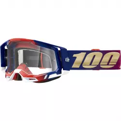 Μάσκα μοτοσυκλέτας για motocross 100% RACECRAFT2 UNITED - CLEAR Μάσκα μοτοσυκλέτας για motocross 100% RACECRAFT2 UNITED - CLEAR