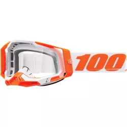 Μάσκα motocross 100% RACECRAFT ORANGE CLEAR Μάσκα motocross 100% RACECRAFT ORANGE CLEAR