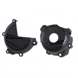 Σετ προστατευτικών κινητήρα SUZUKI DR-Z 400 S 2000-24 BLACK Σετ προστατευτικών κινητήρα SUZUKI DR-Z 400 S 2000-24 BLACK