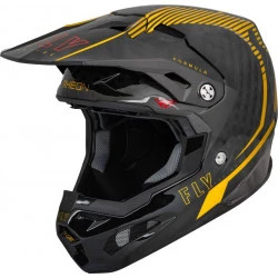 Κράνος motocross FLY RACING Formula Carbon Tracer Helmet - Gold/Black