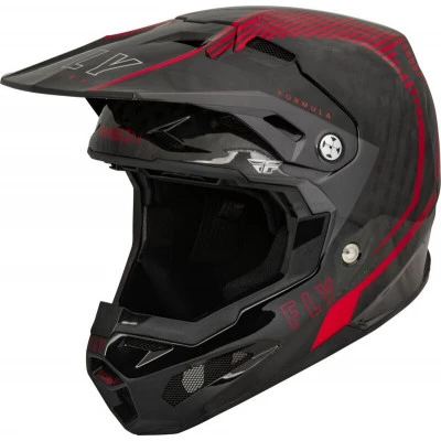 Κράνος motocross FLY RACING Formula Carbon Tracer Helmet - Red/Black