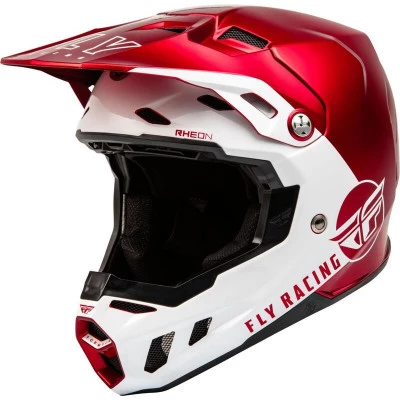Κράνος motocross FLY RACING Formula CC Centrum - Metallic Red/White