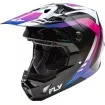 Κράνος motocross FLY RACING Formula CP Krypton - White/Black/Purple thumb