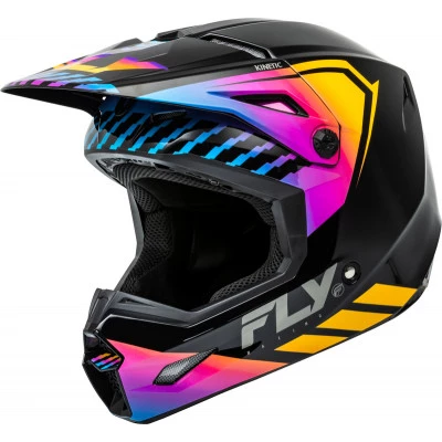 Κράνος motocross FLY RACING Formula Kinetic Menace - Black/Sunrise Κράνος motocross FLY RACING Formula Kinetic Menace - Black/Sunrise