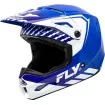 Κράνος motocross FLY RACING Formula Kinetic Menace - Blue/White thumb
