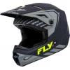 Κράνος motocross FLY RACING Formula Kinetic Menace - Matte Grey/Hi-Vis