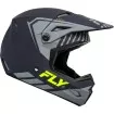 Κράνος motocross FLY RACING Formula Kinetic Menace - Matte Grey/Hi-Vis thumb
