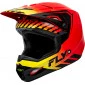 Κράνος motocross FLY RACING Formula Kinetic Menace - Red/Black/Yellow thumb