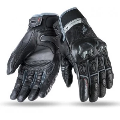 Δερμάτινα γάντια μηχανής 70 DEGREES SUMMER NAKED BLACK/GREY