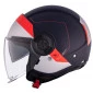 Κράνος μηχανής MT VIALE S SV 68 UNIT D7 MATT BLUE/WHITE/RED thumb