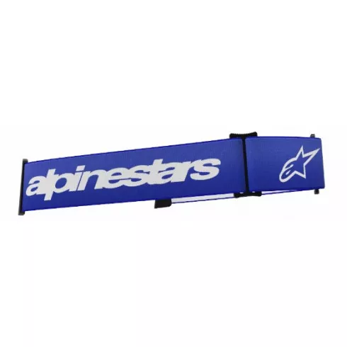 Ιμάντας μάσκας motocross ALPINESTARS SUPERTECH BLUE/WT