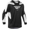 Μπλούζα motocross FLY RACING Kinetic SYM - Black/White 2025