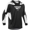 Μπλούζα motocross FLY RACING Kinetic SYM - Black/White 2025 thumb