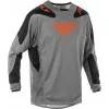Μπλούζα motocross FLY RACING Kinetic SYM - Grey/Orange/Black 2025