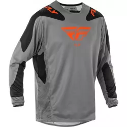 Μπλούζα motocross FLY RACING Kinetic SYM - Grey/Orange/Black 2025 Μπλούζα motocross FLY RACING Kinetic SYM - Grey/Orange/Black 2025