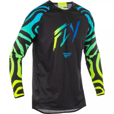 Μπλούζα motocross FLY RACING Evolution DST S.E. Zen - Black/Blue/Hi-Vis 2025