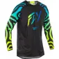 Μπλούζα motocross FLY RACING Evolution DST S.E. Zen - Black/Blue/Hi-Vis 2025 thumb